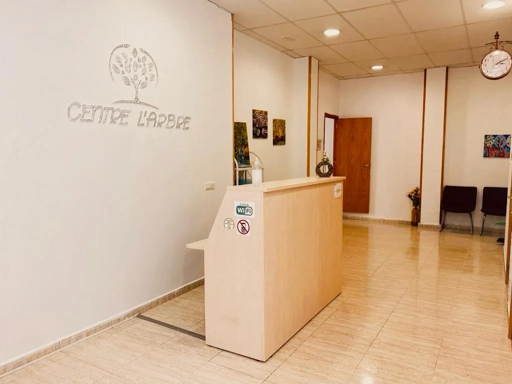 Recepció del Centre l’Arbre, centre de psicologia a Mollet del Vallès